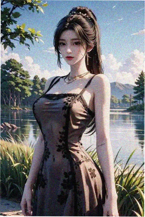 暗调肖像性感美女高清图片